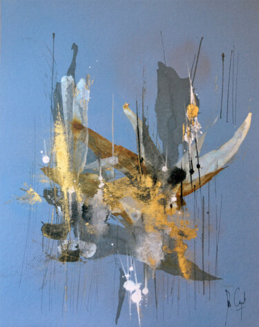 Peinture intitulée "L'éclosion" par Muriel Cayet, Œuvre d'art originale
