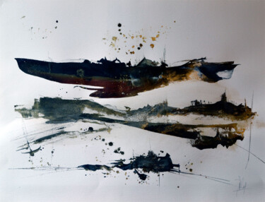 Peinture intitulée "Marina terrestre" par Muriel Cayet, Œuvre d'art originale