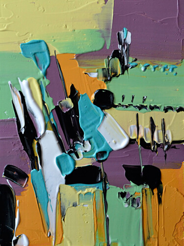 Картина под названием "Ice palette 1" - Muriel Cayet, Подлинное произведение искусства