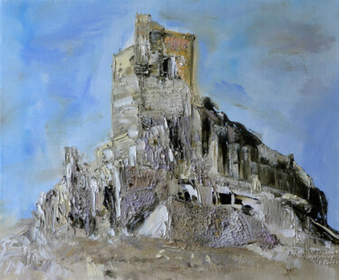 Painting titled "Castillo" by Muriel Cayet, Original Artwork