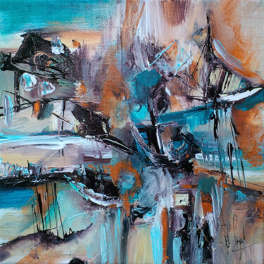 Painting titled "Harbour master offi…" by Muriel Cayet, Original Artwork