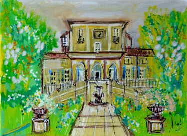 Painting titled "Il palazzo" by Muriel Cayet, Original Artwork