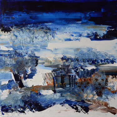 Peinture intitulée "Jardin d'hiver" par Muriel Cayet, Œuvre d'art originale