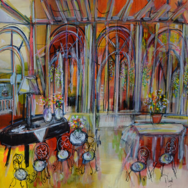Painting titled "Primo piano" by Muriel Cayet, Original Artwork, Acrylic