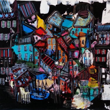 Schilderij getiteld "Street art collecti…" door Muriel Cayet, Origineel Kunstwerk, Anders