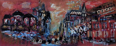 Painting titled "Un jour naissant" by Muriel Cayet, Original Artwork, Other