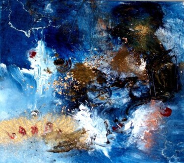 Peinture intitulée "Les îles des Bienhe…" par Muriel Cayet, Œuvre d'art originale