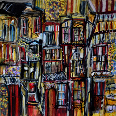 Painting titled "Le musée sentimental" by Muriel Cayet, Original Artwork, Acrylic