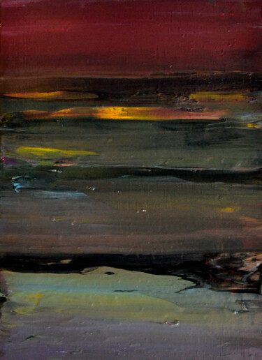 Pittura intitolato "La surface du silen…" da Muriel Cayet, Opera d'arte originale, Acrilico
