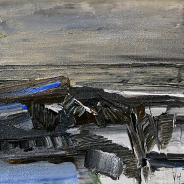 Pittura intitolato "Le paysage s'espace" da Muriel Cayet, Opera d'arte originale, Acrilico