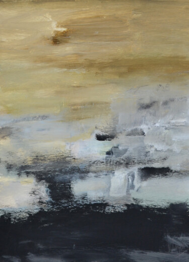 Pittura intitolato "Songe d'horizon" da Muriel Cayet, Opera d'arte originale, Acrilico