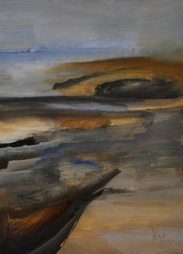 Pittura intitolato "Sand of dream" da Muriel Cayet, Opera d'arte originale, Acrilico