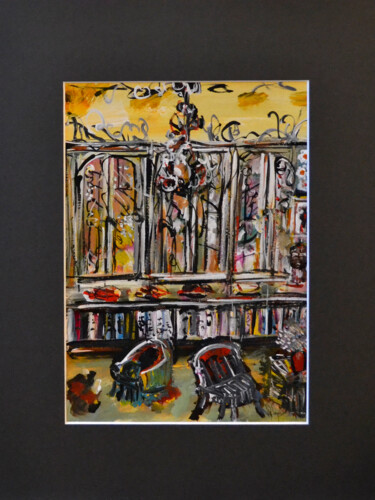 Pittura intitolato "A l'orée du temps" da Muriel Cayet, Opera d'arte originale, Acrilico