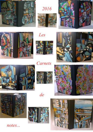 Painting titled "Peinture sur des ca…" by Muriel Cayet, Original Artwork