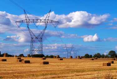 Photographie intitulée "Autoroute électrique" par Muriel Cayet, Œuvre d'art originale