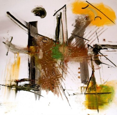Peinture intitulée "Analyse picturale s…" par Muriel Cayet, Œuvre d'art originale