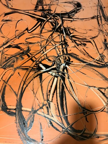 Ζωγραφική με τίτλο "GRANDES LIGNES" από Muriel Deumie, Αυθεντικά έργα τέχνης, Ακρυλικό