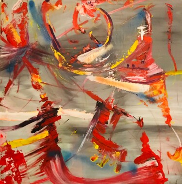 Pittura intitolato "SAMOURAI" da Muriel Deumie, Opera d'arte originale, Acrilico