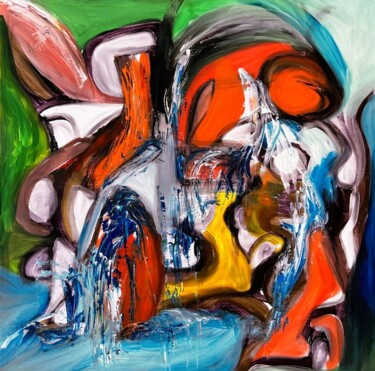 绘画 标题为“Expressionisme abst…” 由Muriel Deumie, 原创艺术品, 丙烯