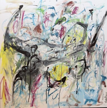 Pittura intitolato "Prouesse" da Muriel Deumie, Opera d'arte originale, Acrilico