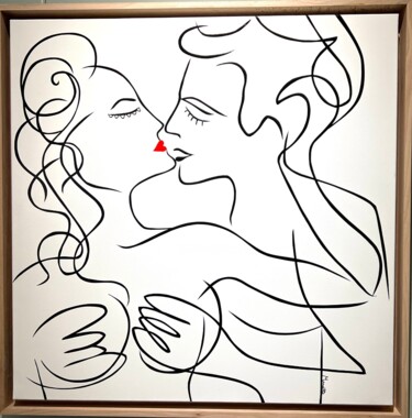 Pintura intitulada "Amour toujours" por Muriel Matt, Obras de arte originais, Acrílico