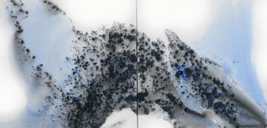 "Mer de Weddel" başlıklı Tablo Muriel Napoli tarafından, Orijinal sanat, Akrilik Ahşap Sedye çerçevesi üzerine monte edilmiş