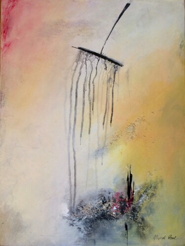 Peinture intitulée "Irma, la désolation" par Muriel Paul, Œuvre d'art originale, Acrylique