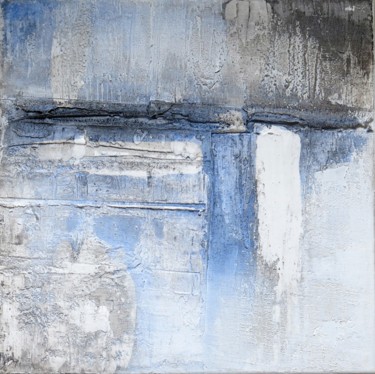 Painting titled "La couleur bleue -…" by Muriel Riedel, Original Artwork, Acrylic