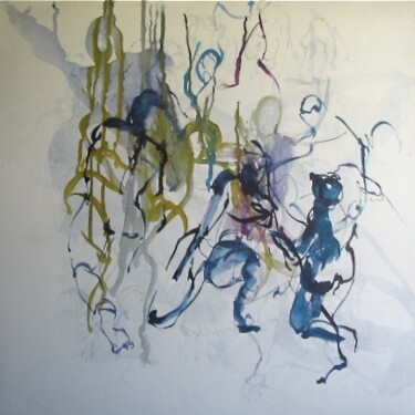 Peinture intitulée "2011" par Muriel Stalaven, Œuvre d'art originale