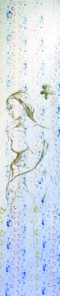 Drawing titled "vfple-bain1.jpg" by Muriel Stalaven, Original Artwork