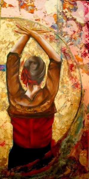 Painting titled "Maria_Del_CarmenC.J…" by Muriel Favrin, Original Artwork
