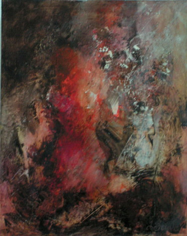 Peinture intitulée "a051 apparition" par Muriel Beuve, Œuvre d'art originale, Acrylique
