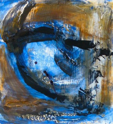 Peinture intitulée "Bashung Blues IIc" par Muriel Bo, Œuvre d'art originale