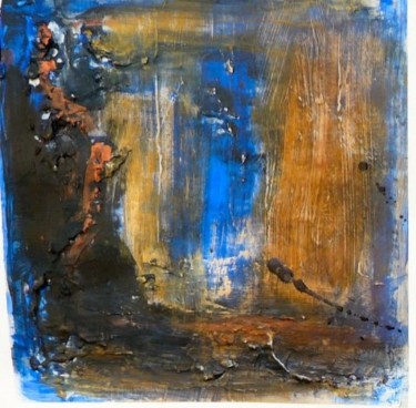 Peinture intitulée "Bashung Blues Ia" par Muriel Bo, Œuvre d'art originale