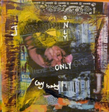 Collages intitulée "Cry Baby" par Muriel Bo, Œuvre d'art originale