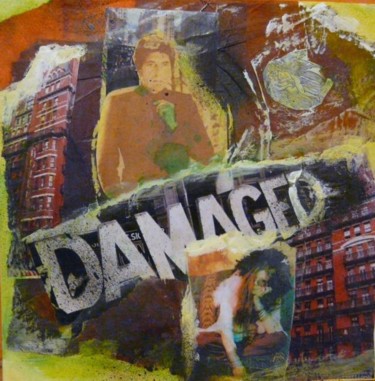 Peinture intitulée "Damaged" par Muriel Bo, Œuvre d'art originale