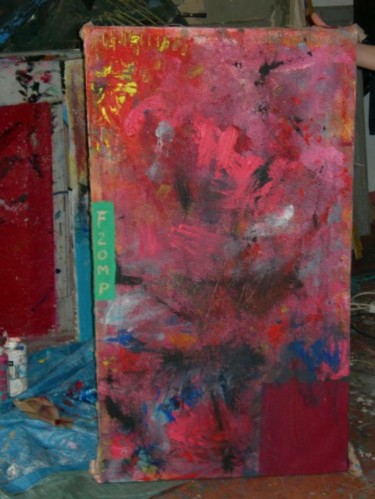 Картина под названием "substance 01" - Potoc, Подлинное произведение искусства, Масло