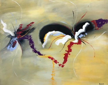 Painting titled "Geisha" by Murielle B, Original Artwork