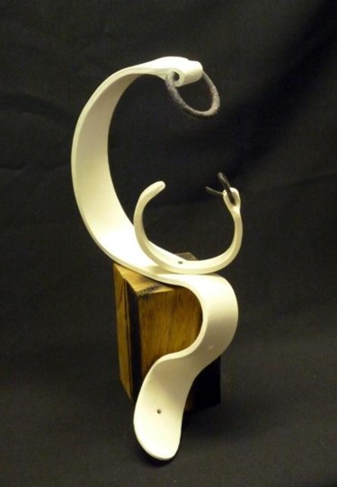 Sculpture intitulée "Tendresse" par Murielle Huvé-Lejeune, Œuvre d'art originale, Terre cuite