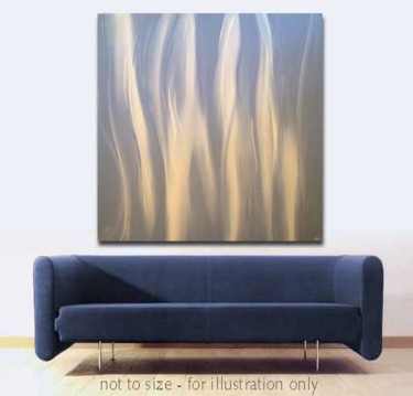 Painting titled "Feathers" by Mimi Bondi, Original Artwork