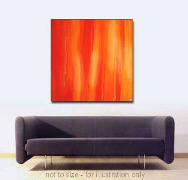 Painting titled "Blaze Series 1" by Mimi Bondi, Original Artwork