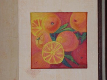 Peinture intitulée "Oranges" par Murphye, Œuvre d'art originale, Huile