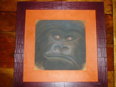 Peinture intitulée "Gorille" par Murphye, Œuvre d'art originale, Huile