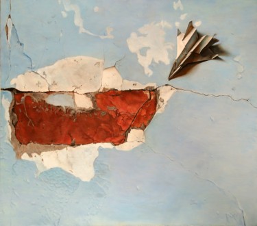 Peinture intitulée "Стена" par Mushegh Hovsepyan, Œuvre d'art originale, Huile