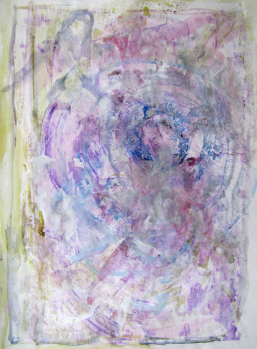 Solaris by Tarkovsky, Original Abstract Painting 61x86 cm ©2017 by Dmitri Matkovsky