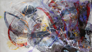 New Art Nouveau, original Abstract Painting titled "New Art Nouveau, or…" by Dmitri Matkovsky, Original Art, Acrylic