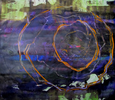 Peinture intitulée "Ghost walking aroun…" par Dmitri Matkovsky, Œuvre d'art originale, Acrylique
