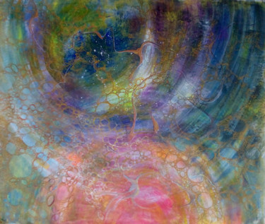 Painting titled "Invisible Cobweb of…" by Dmitri Matkovsky, Original Artwork, Acrylic