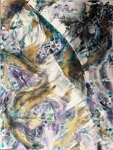 Картина под названием "Abstract Praise, Sl…" - Dmitri Matkovsky, Подлинное произведение искусства, Акрил