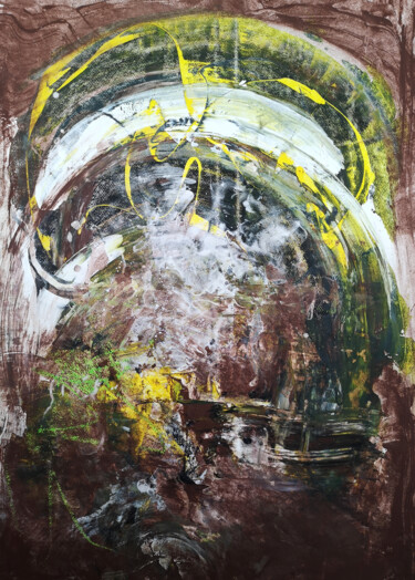 Entrance to the sacred Hideout Pittura intitolato "Entrance to the sac…" da Dmitri Matkovsky, Opera d'arte originale, Acrilico